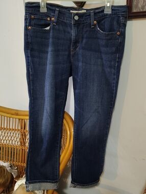 Levi's Dark Blue Boyfriend Jeans